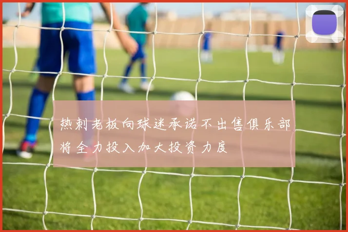 热刺老板向球迷承诺不出售俱乐部将全力投入加大投资力度